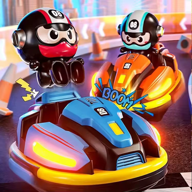 Dual Battle Bumper Car Set with Spray Smoke | Racing, Drifting & Battle Action for Kids | Mobile Screen-Free Family Fun! detail view