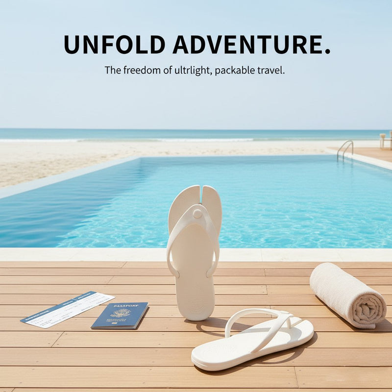 BUY 3 FREE SHIPPING🩴✨Ultra-Thin Foldable Flip Flops detail view