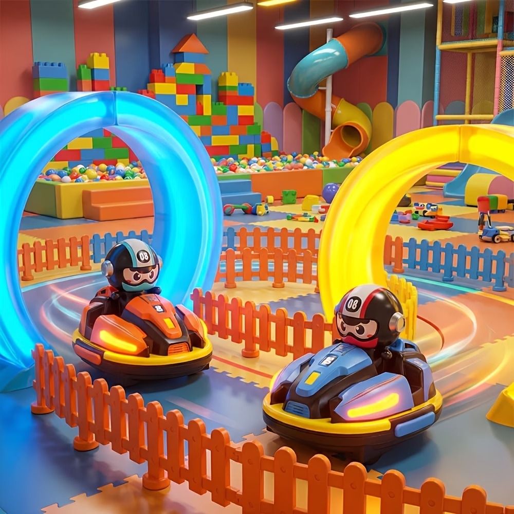 Battle Bumper Cars RC Toy Set – 2 Player Racing, Drifting & Spray Smoke Action for Kids